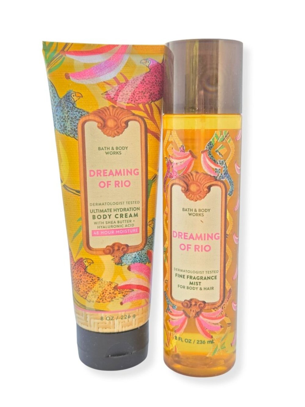 Bath & Body Works Dreaming of Rio Body Cream & Fragrance Mist Set